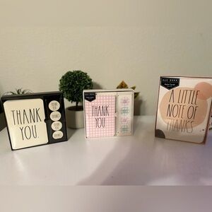 Rae Dunn Thank You Notecards set of 12